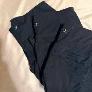 Danskin Black Leggings with Logo Detail